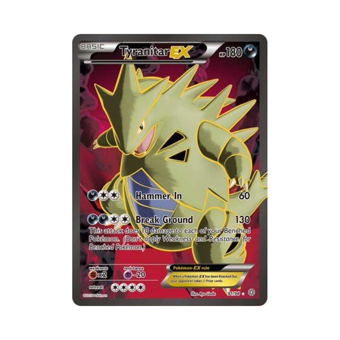 포켓몬 TCG 마기라스 EX RU 에인션트 오리진스 (영문판)(Pokemon TCG Tyranitar EX RU Ancient Origins (English Ver.))