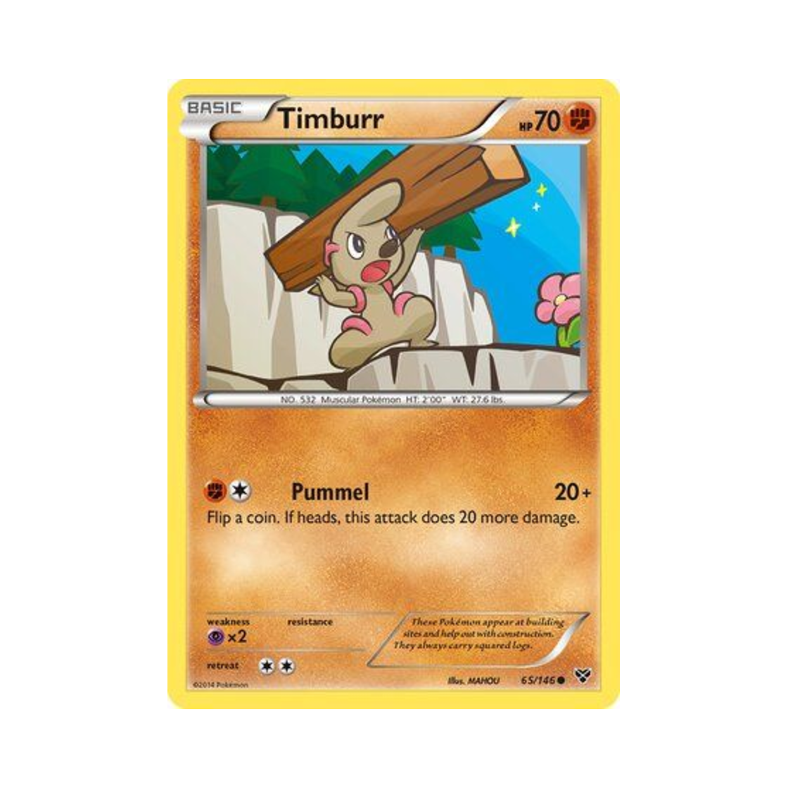 포켓몬 TCG 으랏차 C XY (영문판)(Pokemon TCG Timburr C XY (English Ver.))
