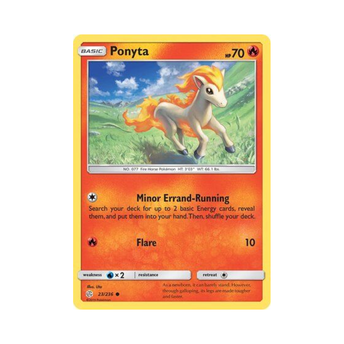포켓몬 TCG 포니타 C 코스믹 이클립스 (영문판)(Pokemon TCG Ponyta C Cosmic Eclipse (English Ver.)) - 1
