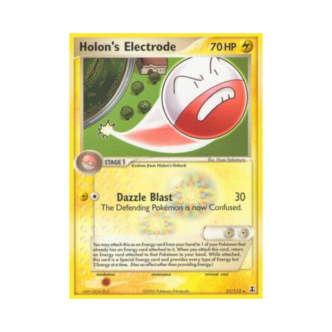 포켓몬 TCG 홀론의 붐볼 R EX 델타 스페이시스 (영문판)(Pokemon TCG Holon's Electrode R EX Delta Species (English Ver.))