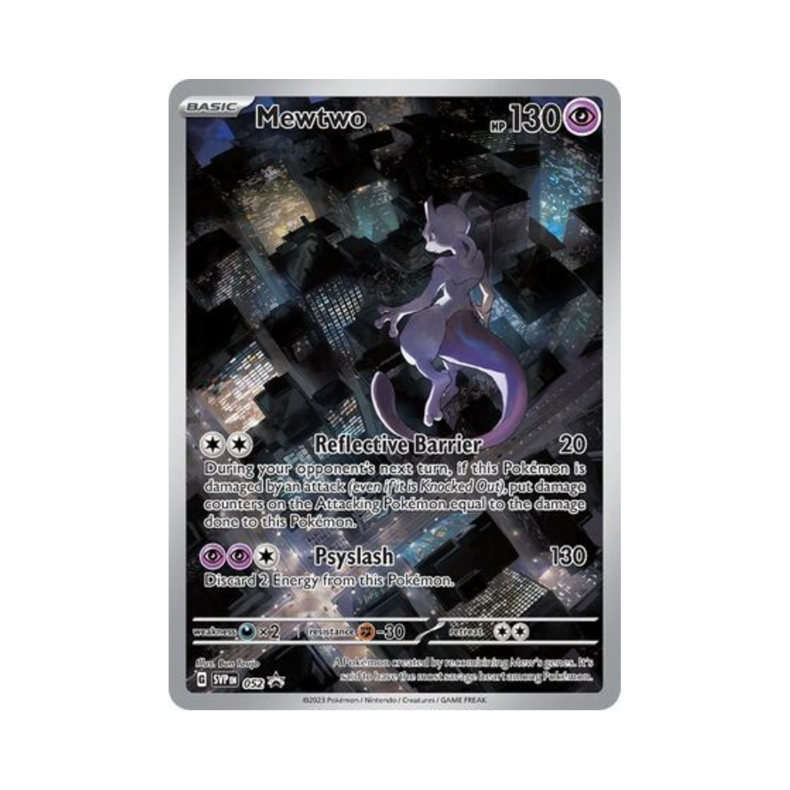 포켓몬 TCG 뮤츠 P 스칼렛 & 바이올렛 프로모 카드 (영문판)(Pokemon TCG Mewtwo P Scarlet & Violet Promos (English Ver.)) - 1