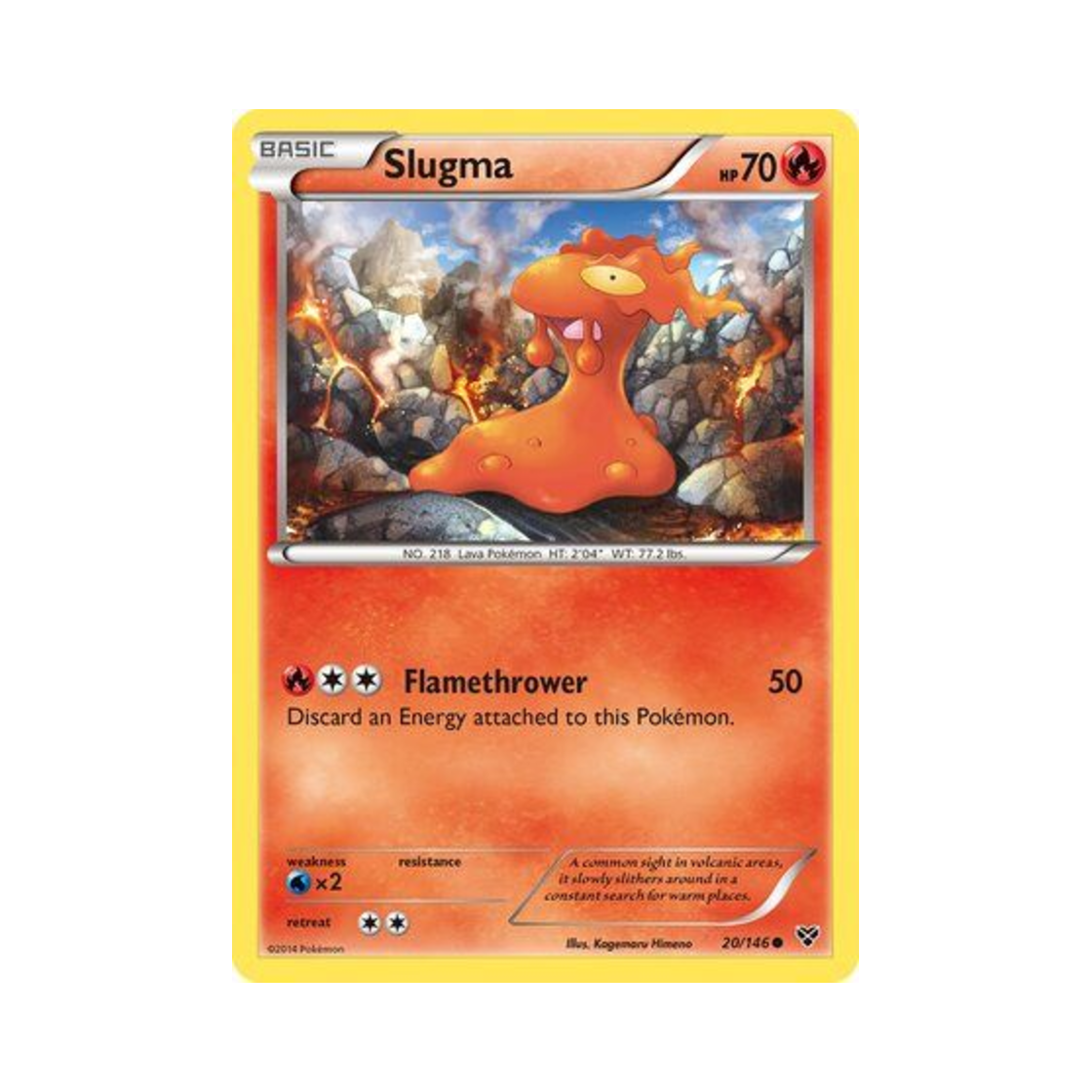 포켓몬 TCG 마그마그 C XY (영문판)(Pokemon TCG Slugma C XY (English Ver.)) - 1