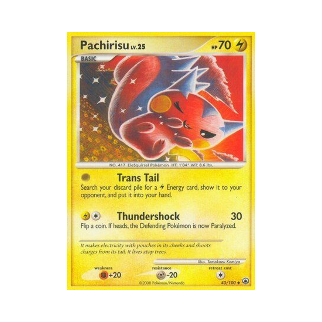 포켓몬 TCG 파치리스 U 마제스티 던 (영문판)(Pokemon TCG Pachirisu U Majestic Dawn (English Ver.)) - 1