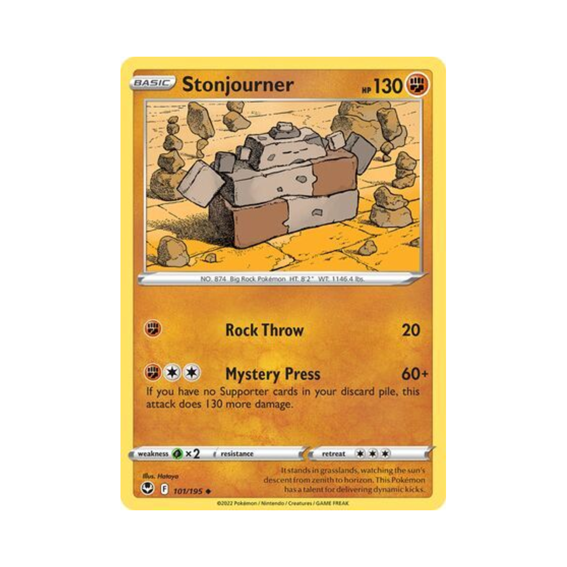 포켓몬 TCG 돌헨진 U 실버 템페스트 (영문판)(Pokemon TCG Stonjourner U Silver Tempest (English Ver.)) - 1