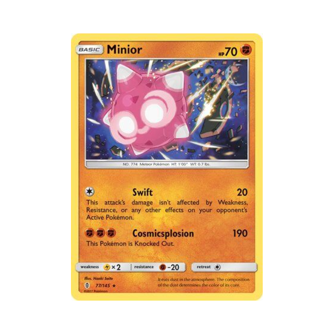 포켓몬 TCG 메테노 RH 가디언스 라이징 (영문판)(Pokemon TCG Minior RH Guardians Rising (English Ver.)) - 1