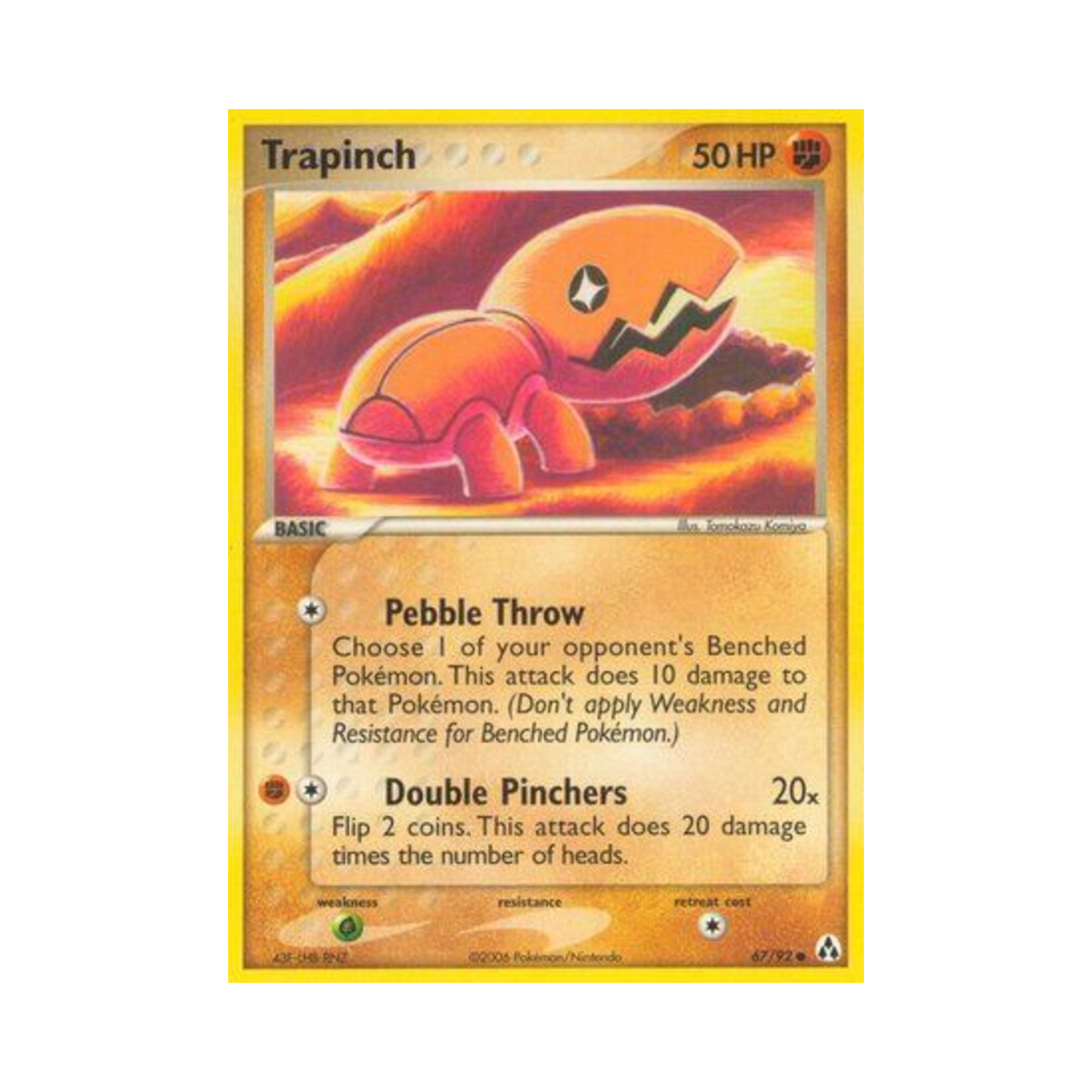 포켓몬 TCG 톱치 C EX 레전드 메이커 (영문판)(Pokemon TCG Trapinch C EX Legend Maker (English Ver.)) - 1