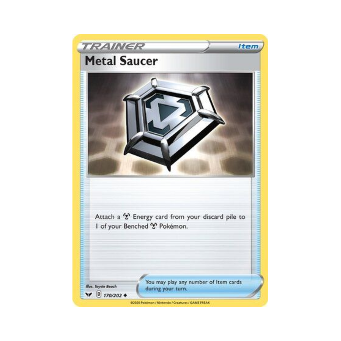 포켓몬 TCG 메탈소서 U 소드 & 실드 (영문판)(Pokemon TCG Metal Saucer U Sword & Shield (English Ver.)) - 1