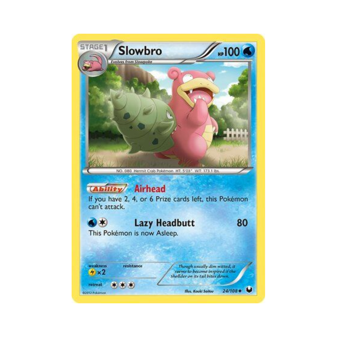 포켓몬 TCG 야도란 U 다크 익스플로러스 (영문판)(Pokemon TCG Slowbro U Dark Explorers (English Ver.))