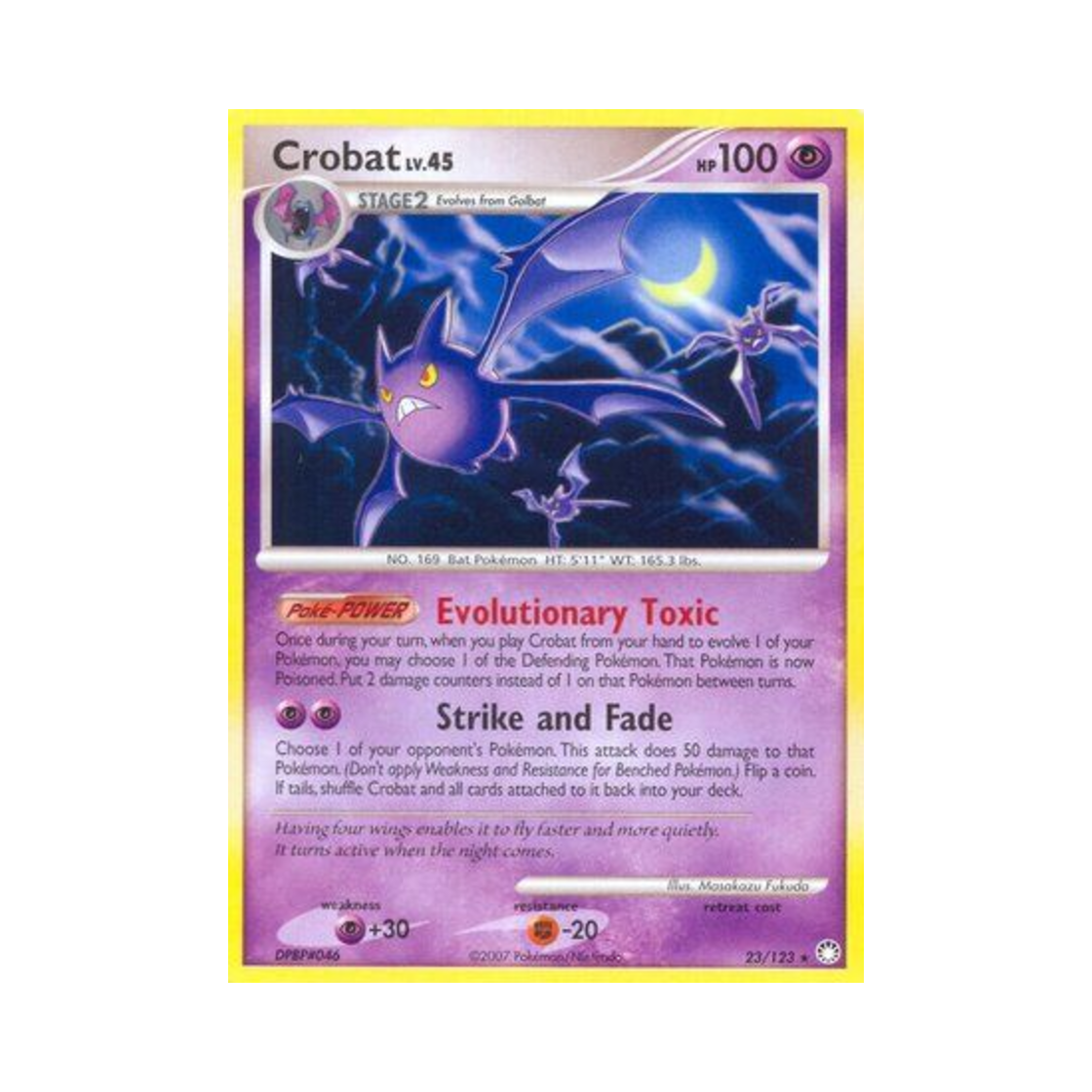 포켓몬 TCG 크로뱃 R 미스터리어스 트레져스 (영문판)(Pokemon TCG Crobat R Mysterious Treasures (English Ver.))