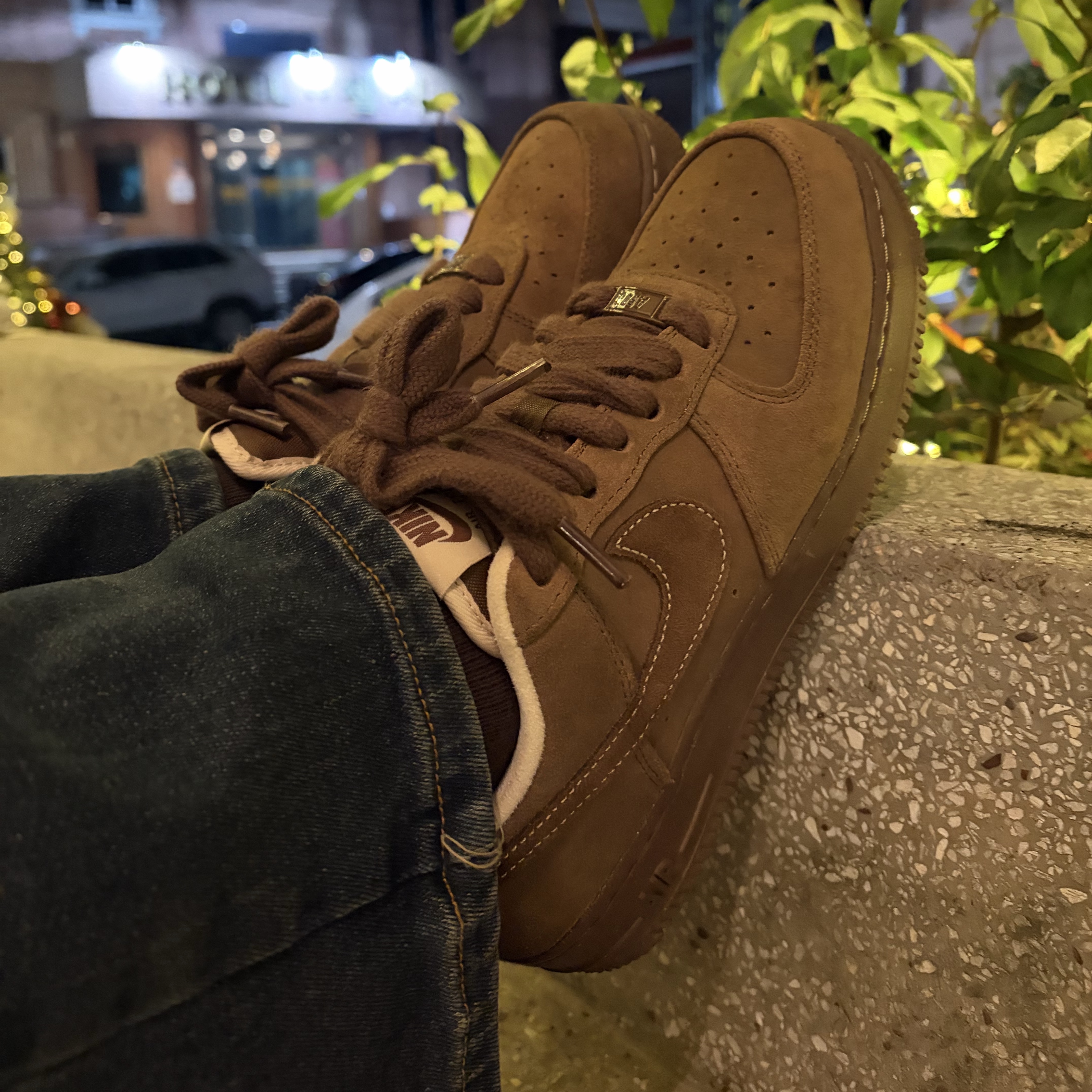 (W) Nike Air Force 1 '07 Cacao Wow 착용 스타일
