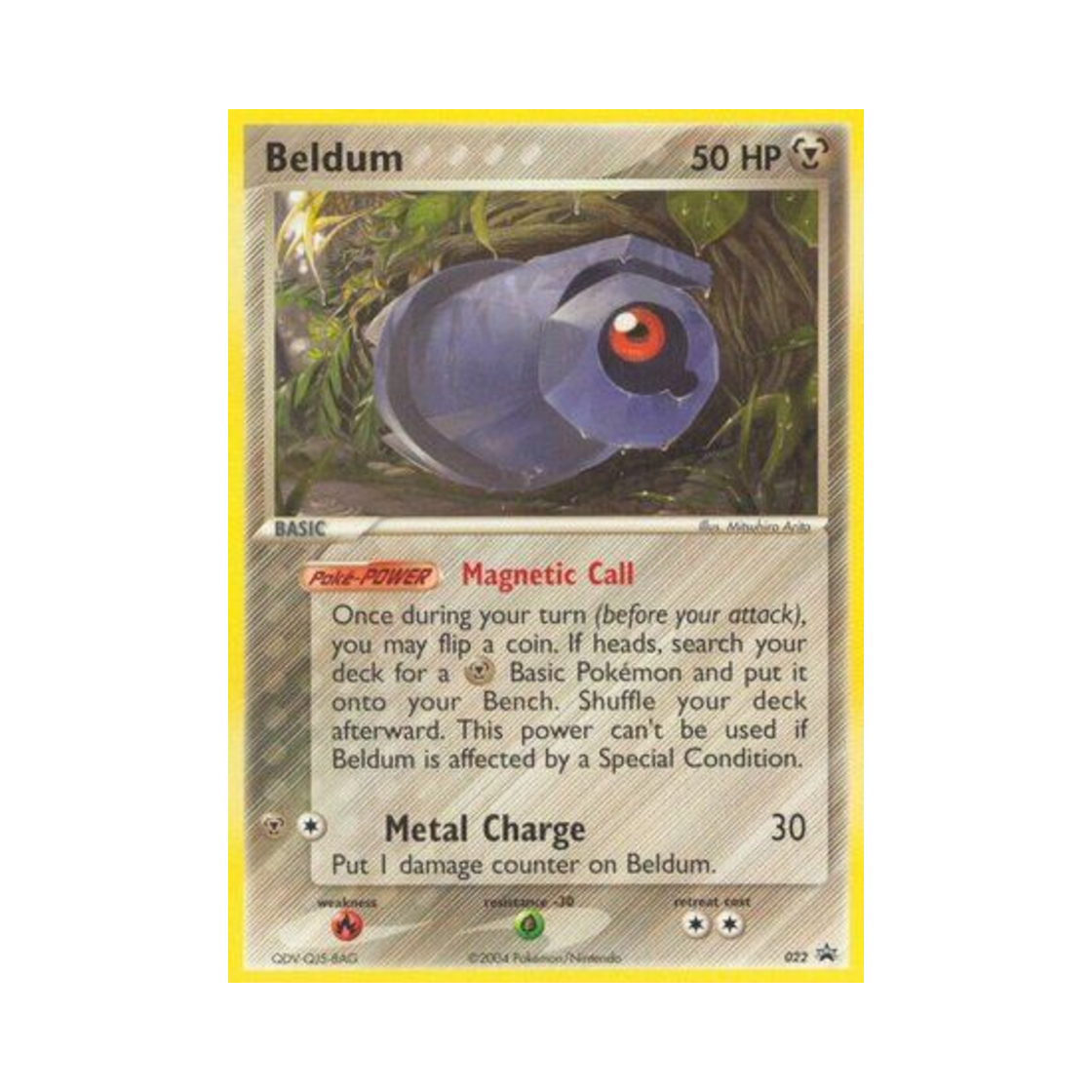 포켓몬 TCG 메탕 P 닌텐도 프로모카드 (영문판)(Pokemon TCG Beldum P Nintendo Promos (English Ver.))