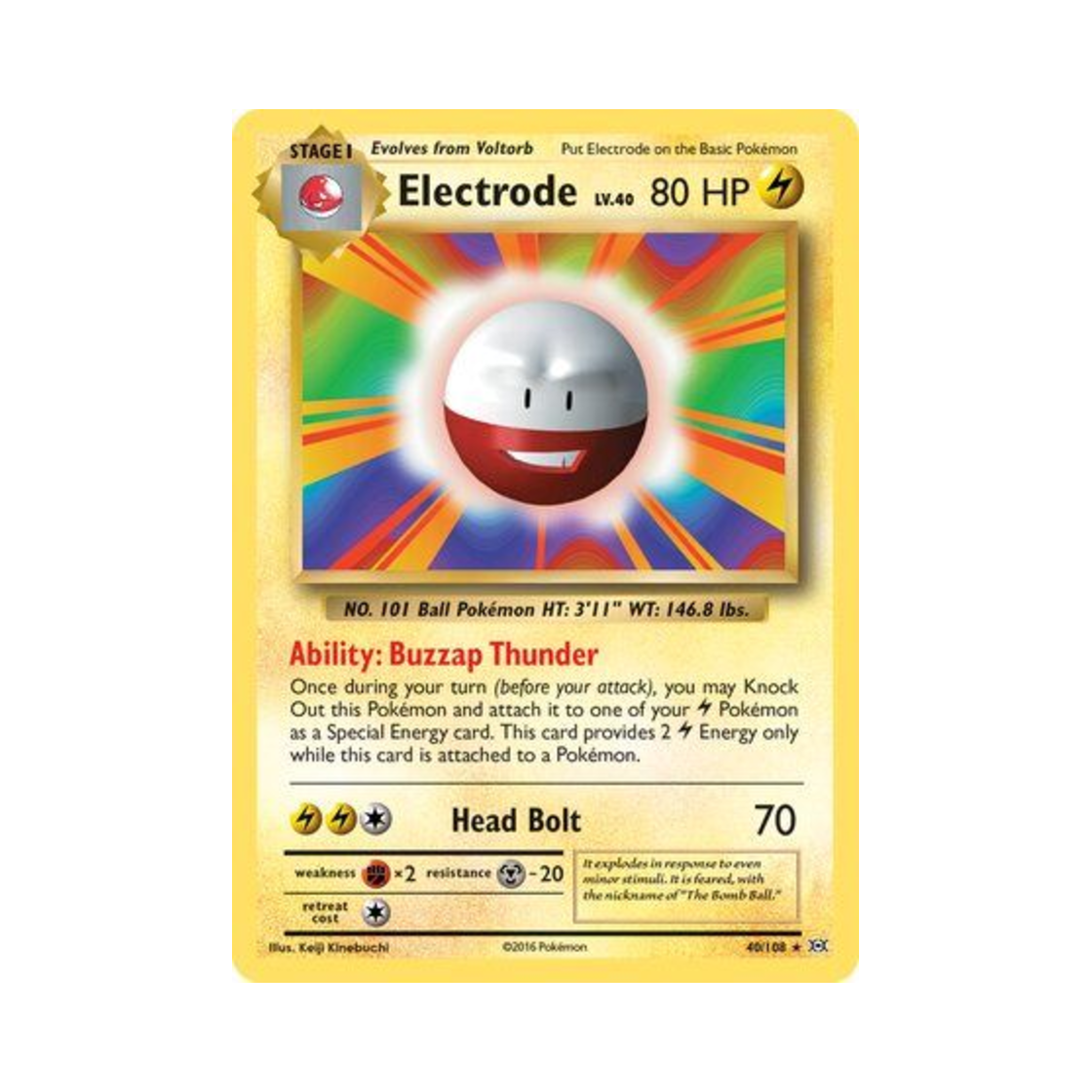 포켓몬 TCG 붐볼 R 에볼루션즈 (영문판)(Pokemon TCG Electrode R Evolutions (English Ver.)) - 1
