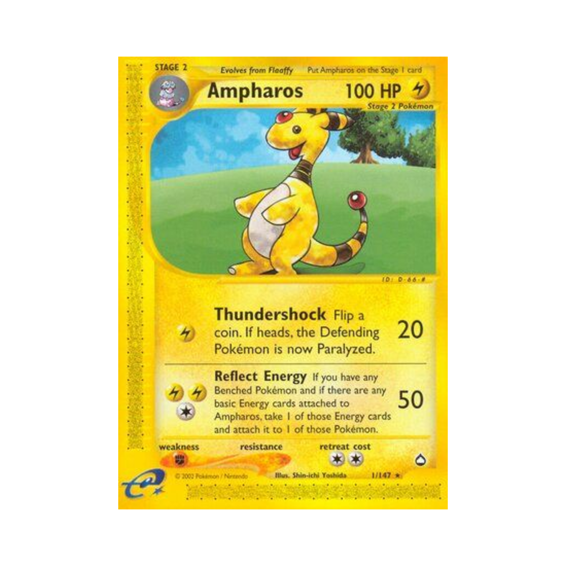 포켓몬 TCG 전룡 R 아쿠아폴리스 (영문판)(Pokemon TCG Ampharos R Aquapolis (English Ver.)) - 1
