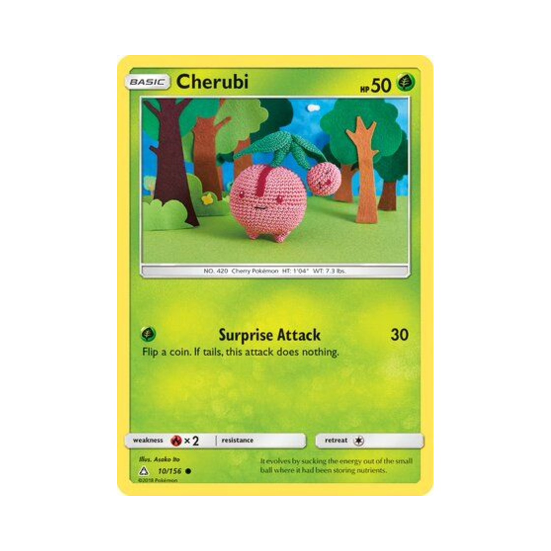 포켓몬 TCG 체리버 C 울트라 프리즘 (영문판)(Pokemon TCG Cherubi C Ultra Prism (English Ver.)) - 1