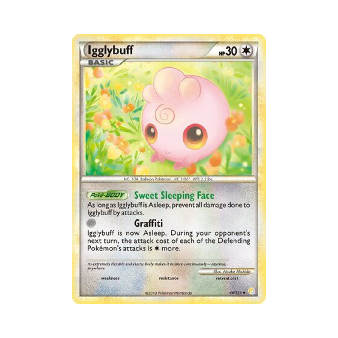 포켓몬 TCG 푸푸린 U 하트골드 & 소울실버 (영문판)(Pokemon TCG Igglybuff U HeartGold & SoulSilver (English Ver.)) - 1