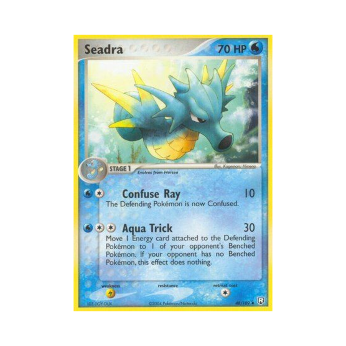 포켓몬 TCG 시드라 U EX 로켓단 리턴즈 (영문판)(Pokemon TCG Seadra U EX Team Rocket Returns (English Ver.)) - 1