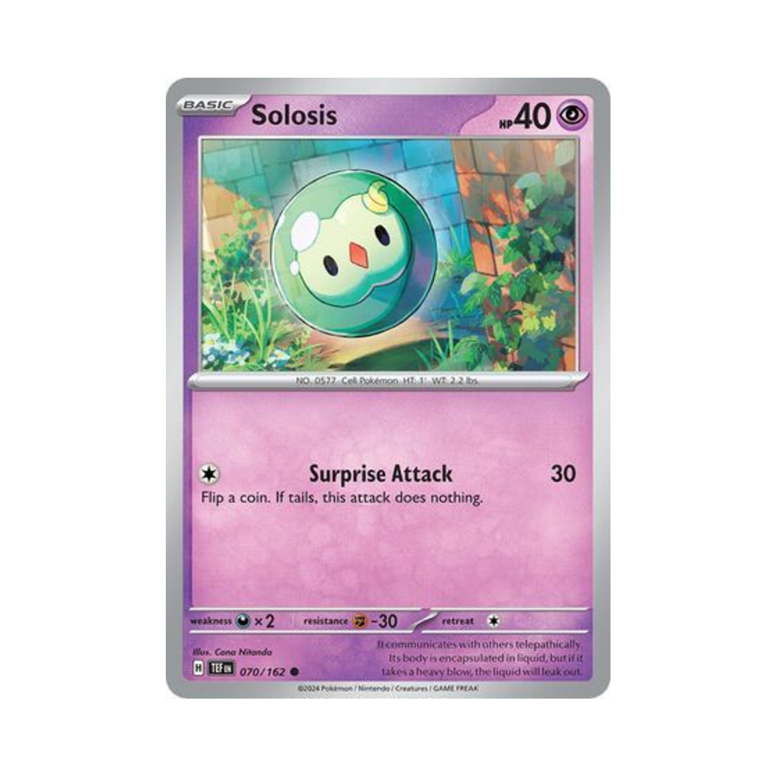 포켓몬 TCG 유니란 C 템포럴 포시스 (영문판)(Pokemon TCG Solosis C Temporal Forces (English Ver.)) - 1