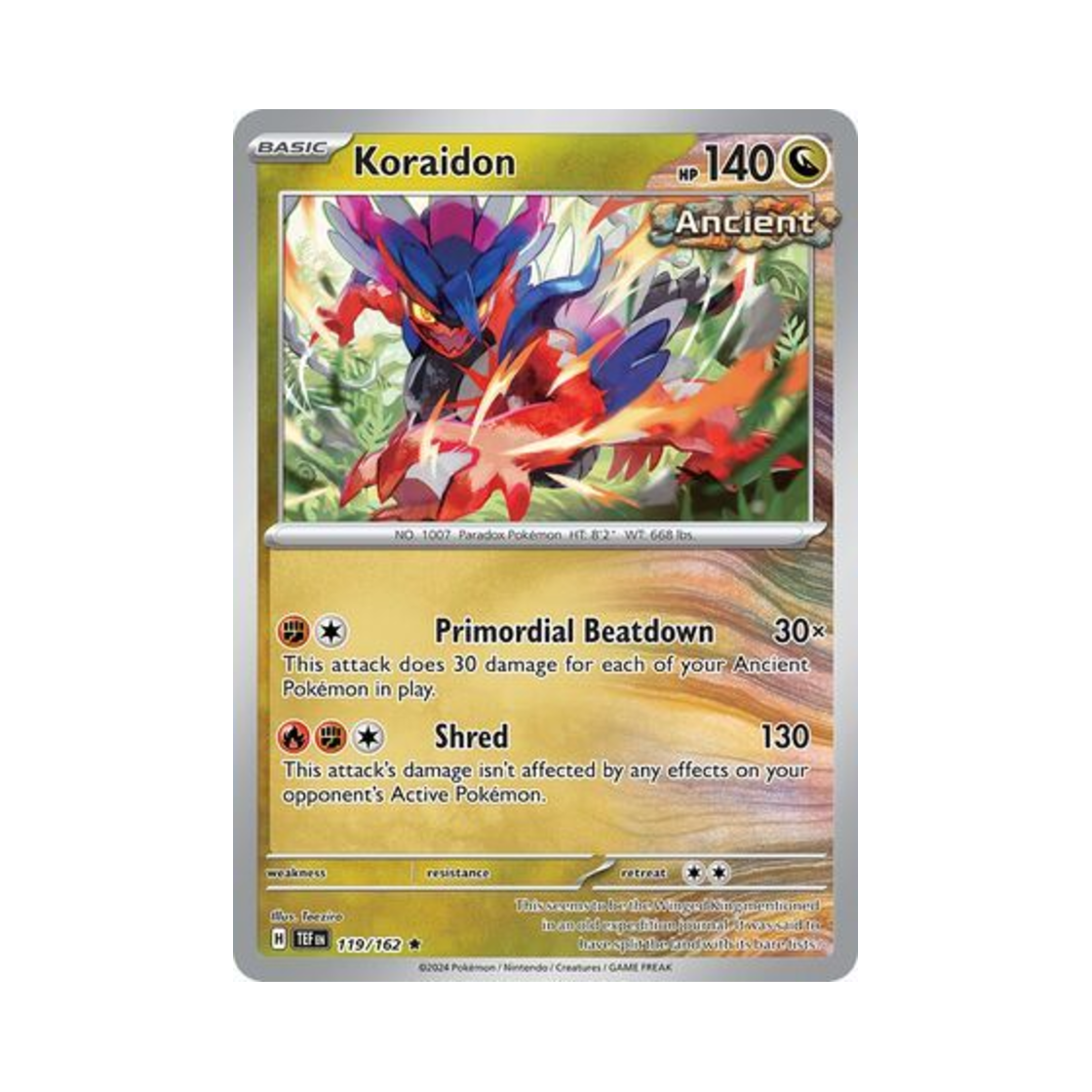 포켓몬 TCG 코라이돈 R 템포럴 포시스 (영문판)(Pokemon TCG Koraidon R Temporal Forces (English Ver.)) - 1