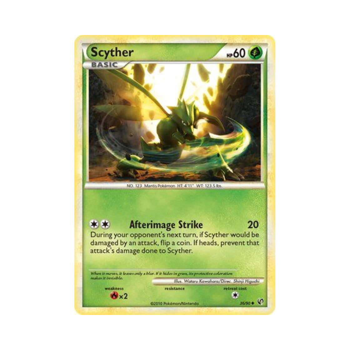 포켓몬 TCG 스라크 U 언던티드 (영문판)(Pokemon TCG Scyther U Undaunted (English Ver.)) - 1