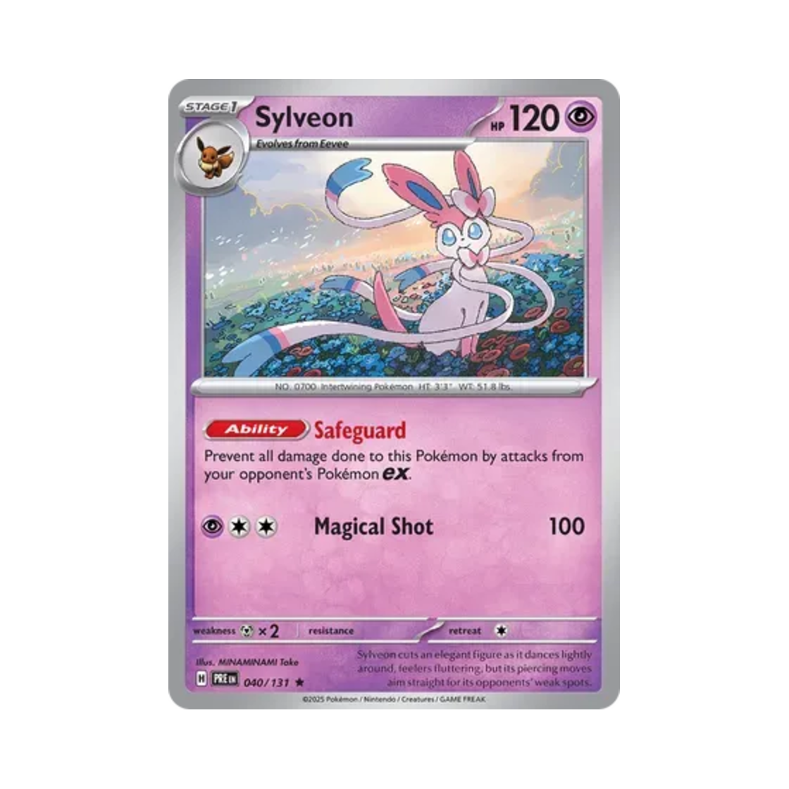 포켓몬 TCG 님피아 R 프리즈매틱 에볼루션즈 (영문판)(Pokemon TCG Sylveon R Prismatic Evolutions (English Ver.)) - 1