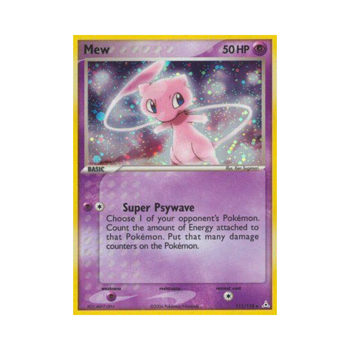 포켓몬 TCG 뮤 RS EX 홀론 팬텀 (영문판)(Pokemon TCG Mew RS EX Holon Phantoms (English Ver.)) - 1