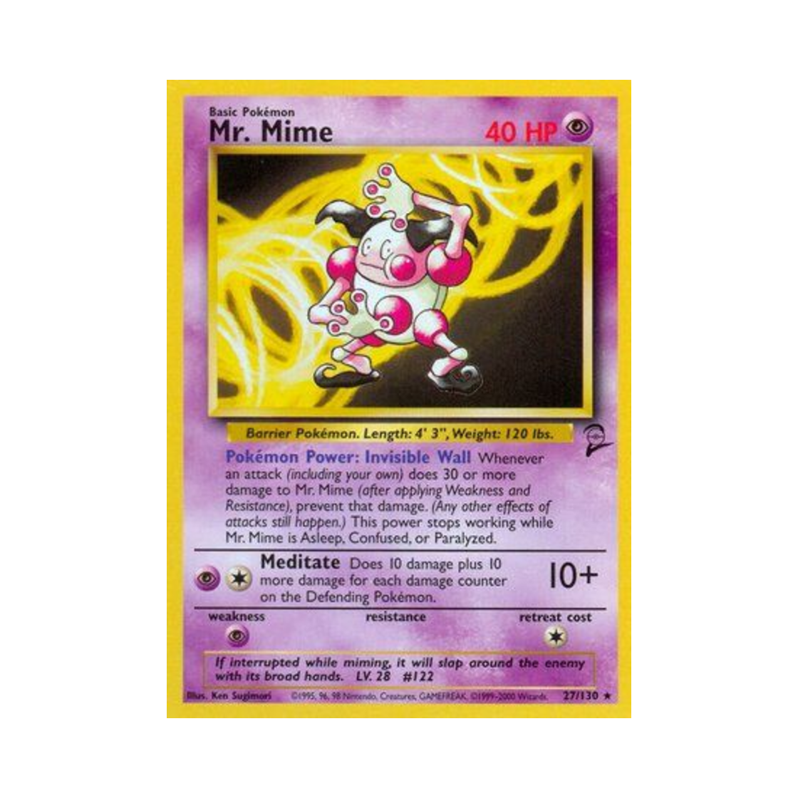 포켓몬 TCG 마임맨 R 베이스 세트 2 (영문판)(Pokemon TCG Mr. Mime R Base Set 2 (English Ver.)) - 1