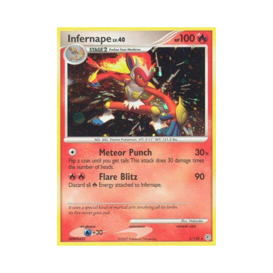 포켓몬 TCG 초염몽 RH 다이아몬드 & 펄 (영문판)(Pokemon TCG Infernape RH Diamond & Pearl (English Ver.))