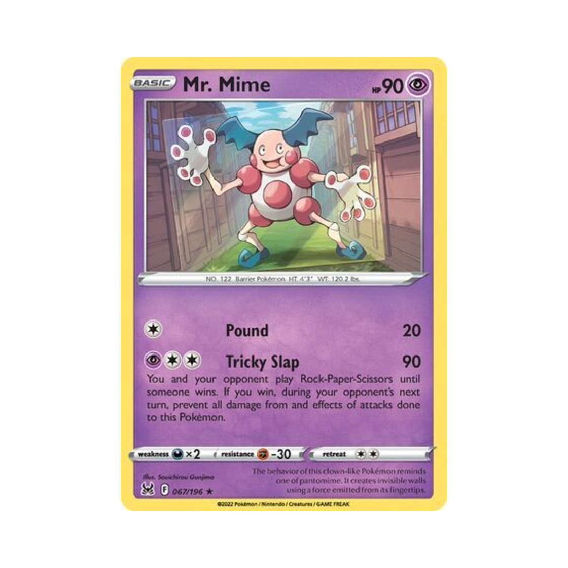 포켓몬 TCG 마임맨 R 로스트 오리진 (영문판)(Pokemon TCG Mr. Mime R Lost Origin (English Ver.)) - 1