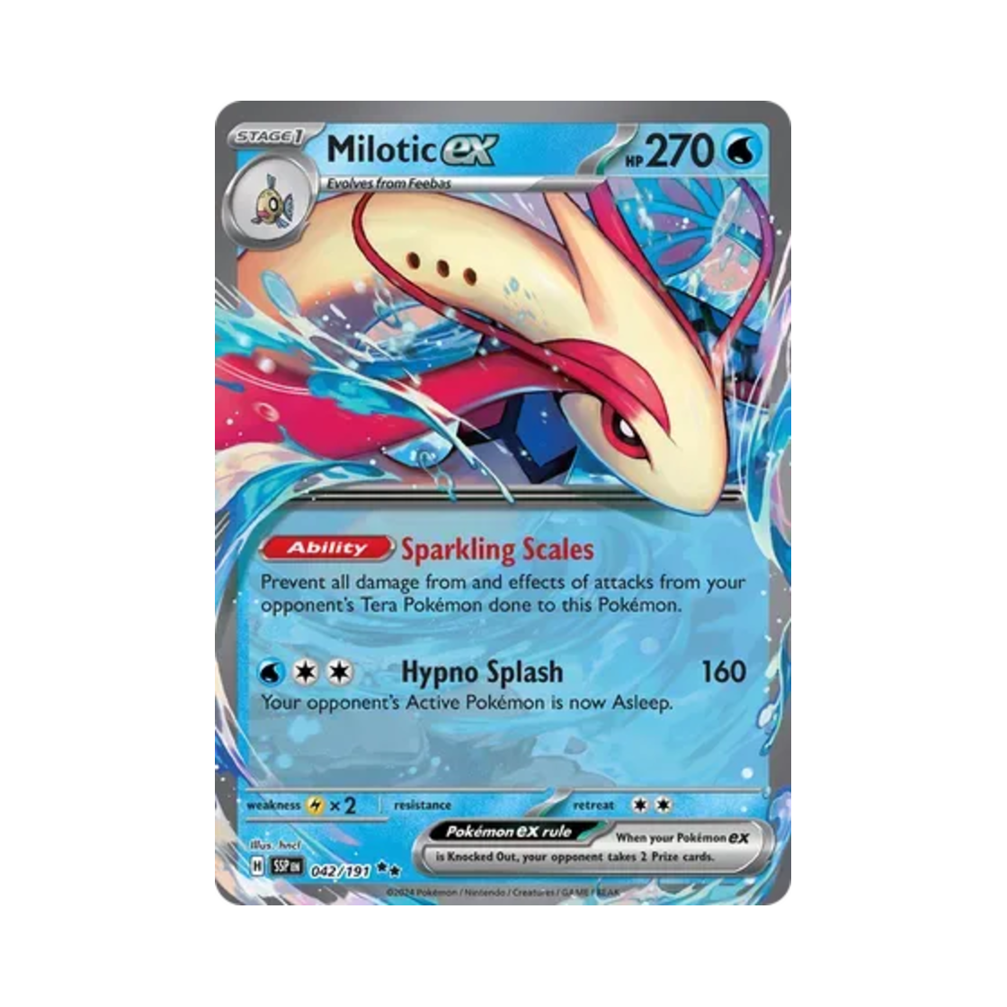 포켓몬 TCG 밀로틱 ex DR 서징 스파크 (영문판)(Pokemon TCG Milotic ex DR Surging Sparks (English Ver.)) - 1