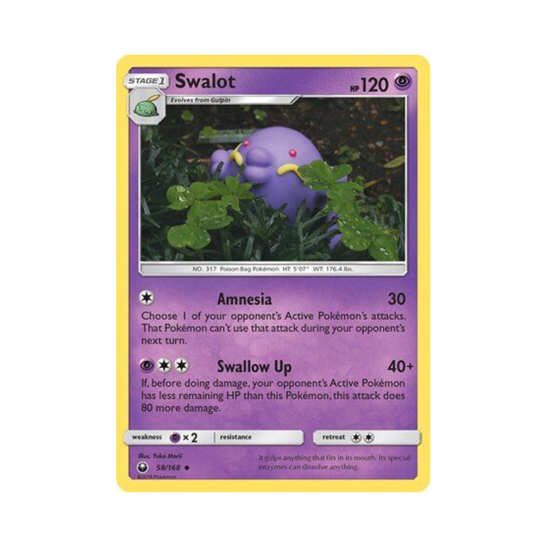 포켓몬 TCG 꿀꺽몬 U 셀레스티얼 스톰 (영문판)(Pokemon TCG Swalot U Celestial Storm (English Ver.)) - 1