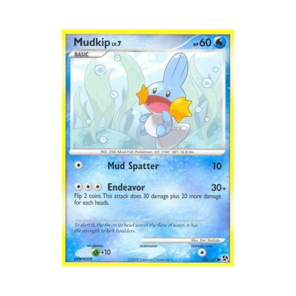 포켓몬 TCG 물짱이 C 그레이트 인카운터스 (영문판)(Pokemon TCG Mudkip C Great Encounters (English Ver.)) - 1
