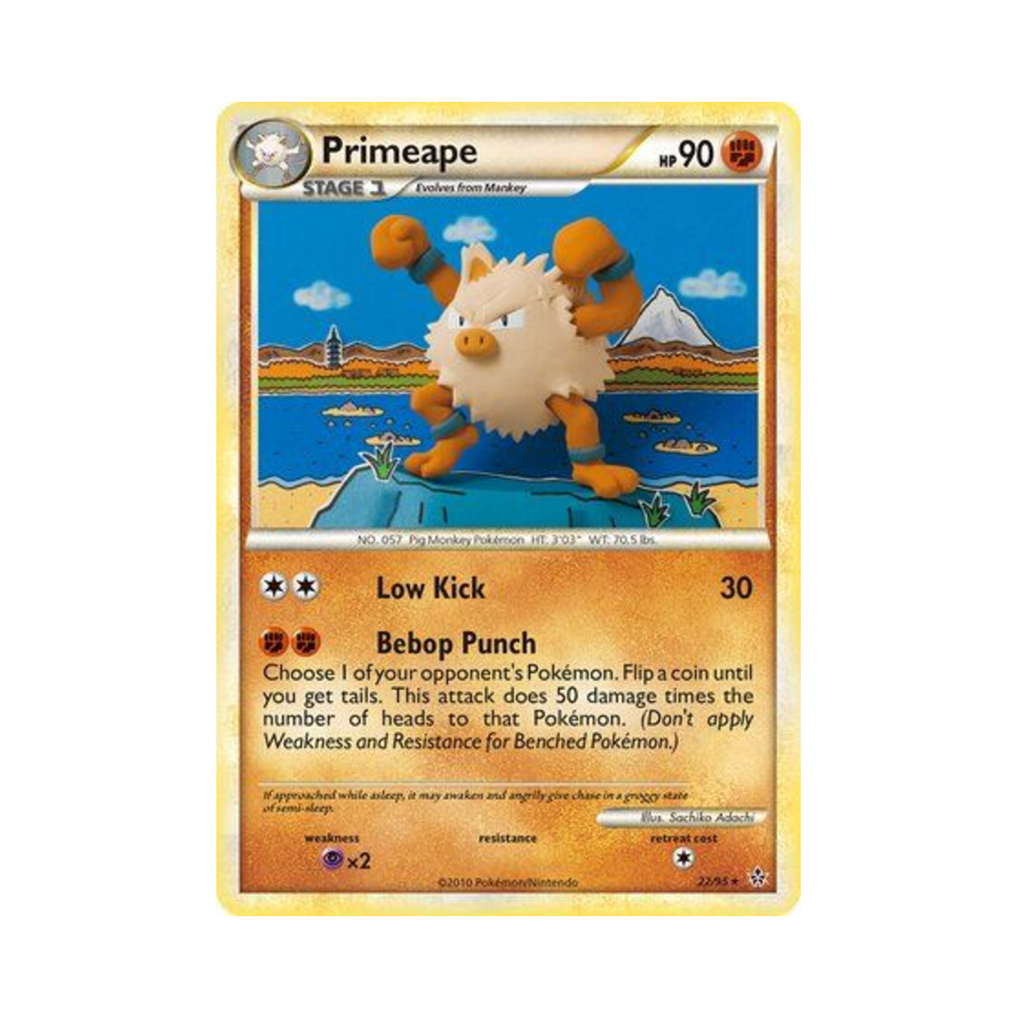 포켓몬 TCG 성원숭 R 언리쉬드 (영문판)(Pokemon TCG Primeape R Unleashed (English Ver.)) - 1