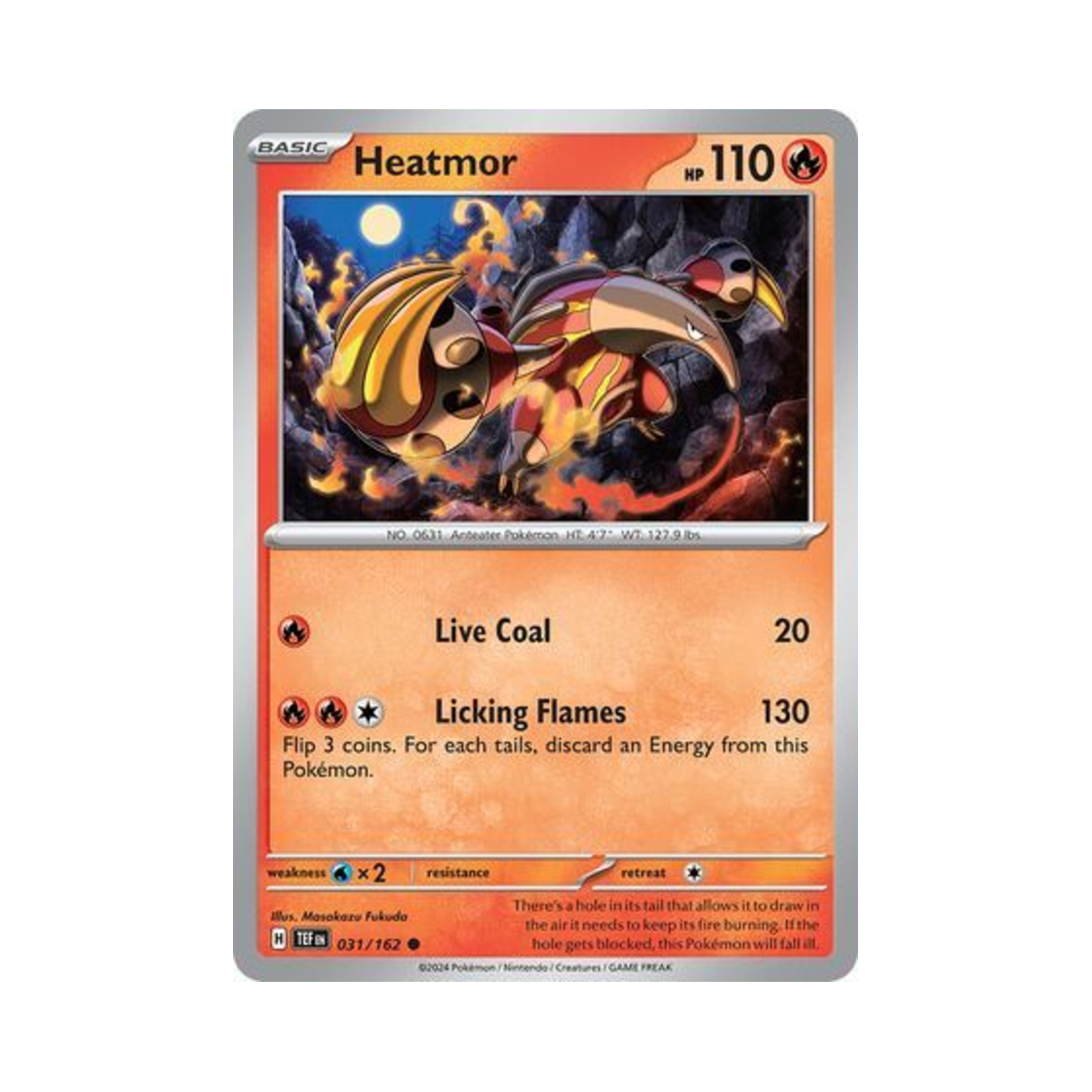 포켓몬 TCG 앤티골 C 템포럴 포시스 (영문판)(Pokemon TCG Heatmor C Temporal Forces (English Ver.))