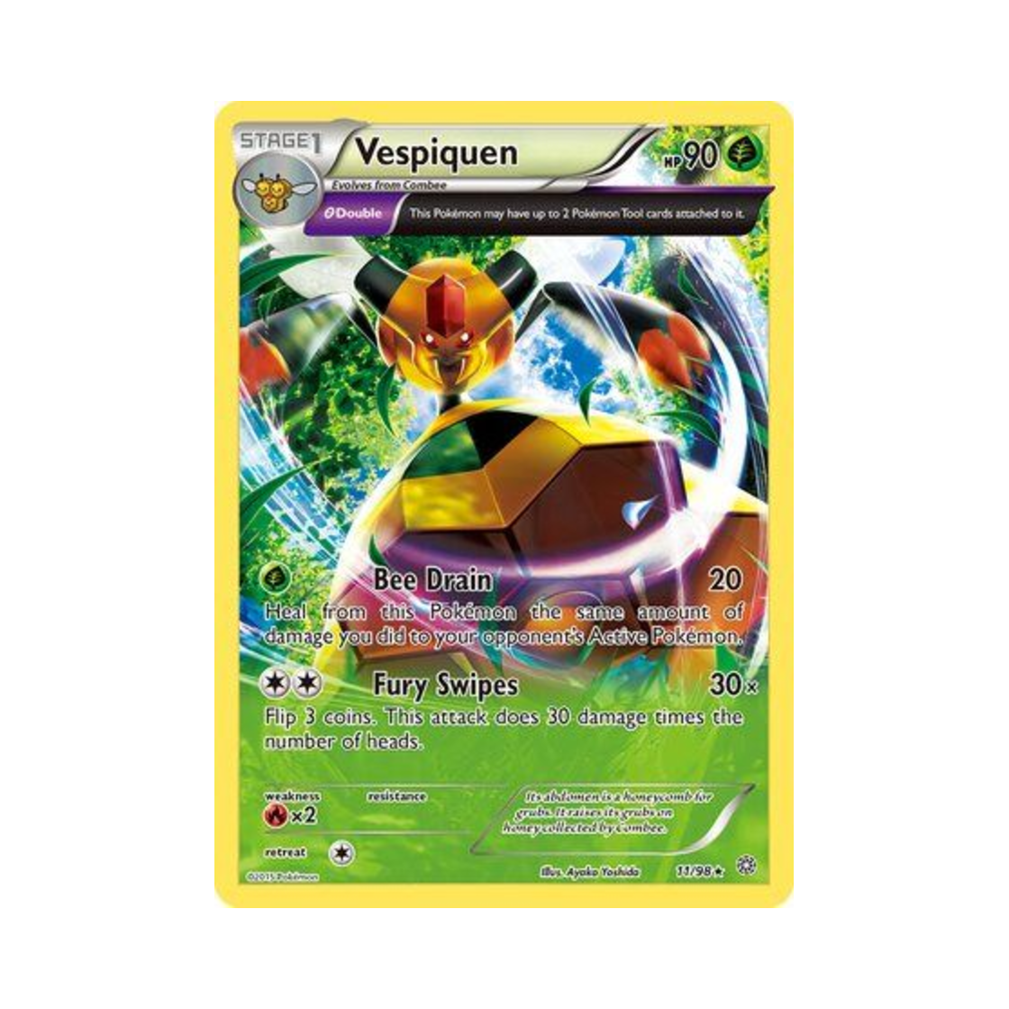포켓몬 TCG 비퀸 R 에인션트 오리진스 (영문판)(Pokemon TCG Vespiquen R Ancient Origins (English Ver.)) - 1