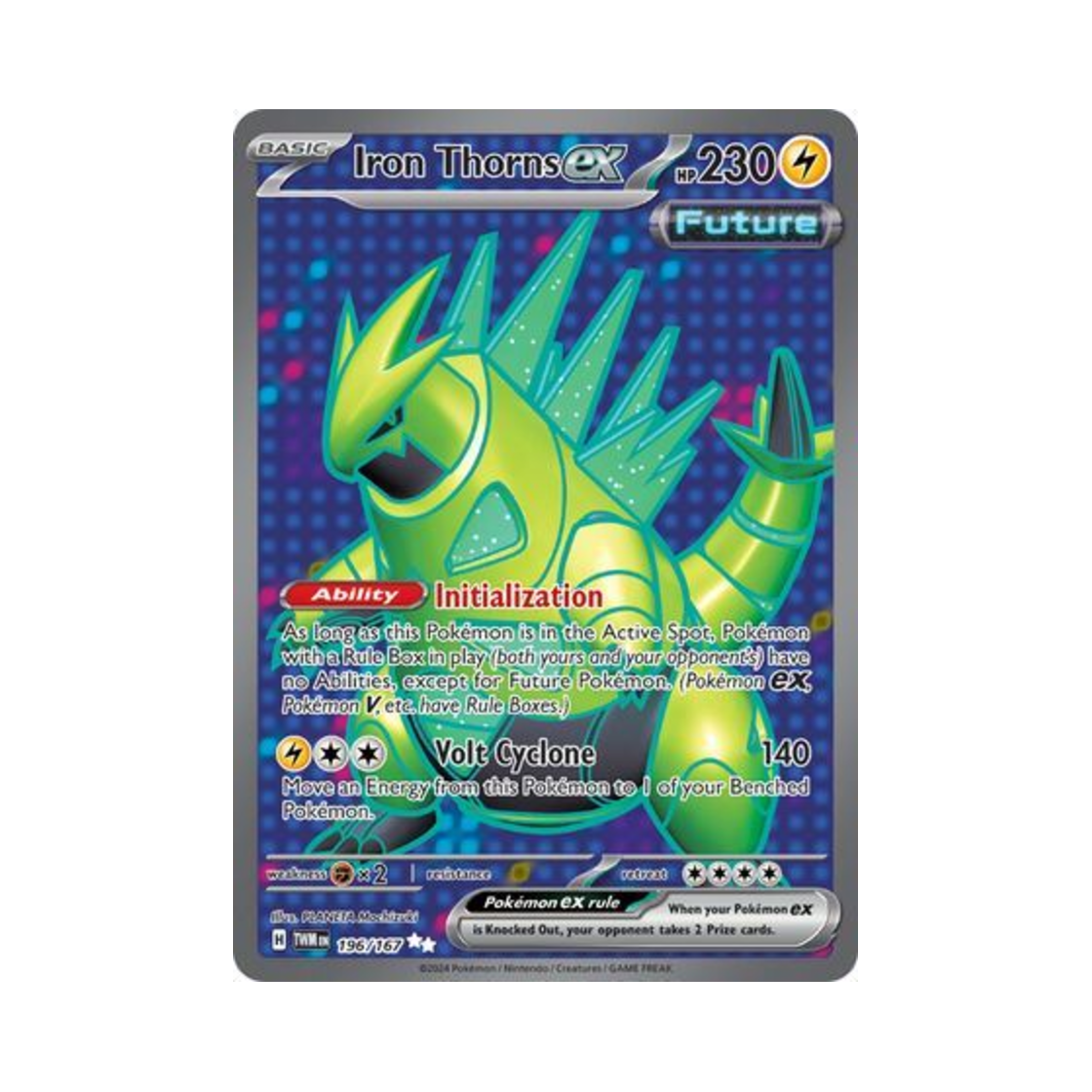 포켓몬 TCG 무쇠가시 ex UR 트와일라잇 마스커레이드 (영문판)(Pokemon TCG Iron Thorns ex UR Twilight Masquerade (English Ver.)) - 1