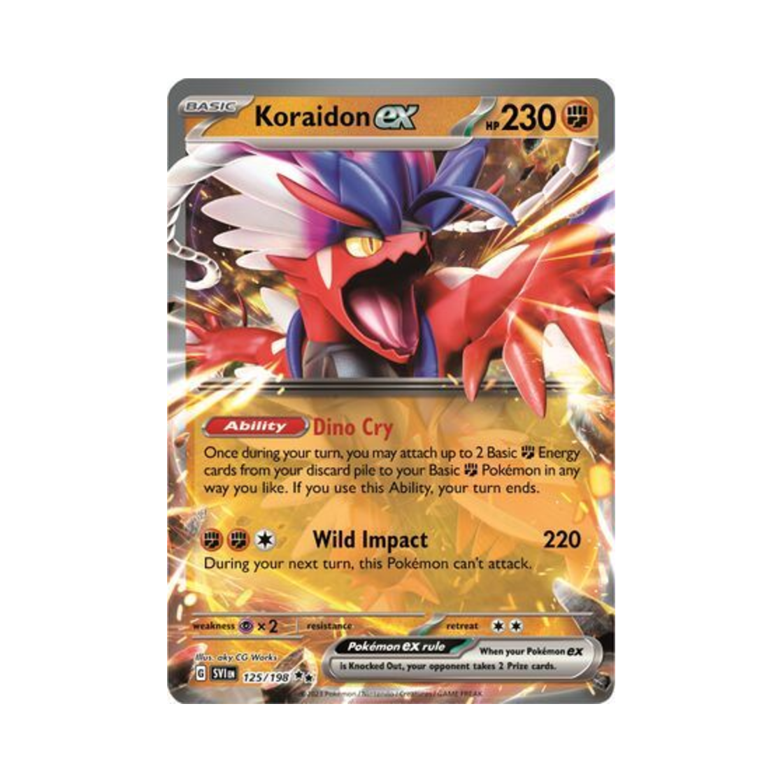 포켓몬 TCG 코라이돈 ex DR 스칼렛 & 바이올렛 (영문판)(Pokemon TCG Koraidon ex DR Scarlet & Violet (English Ver.)) - 1
