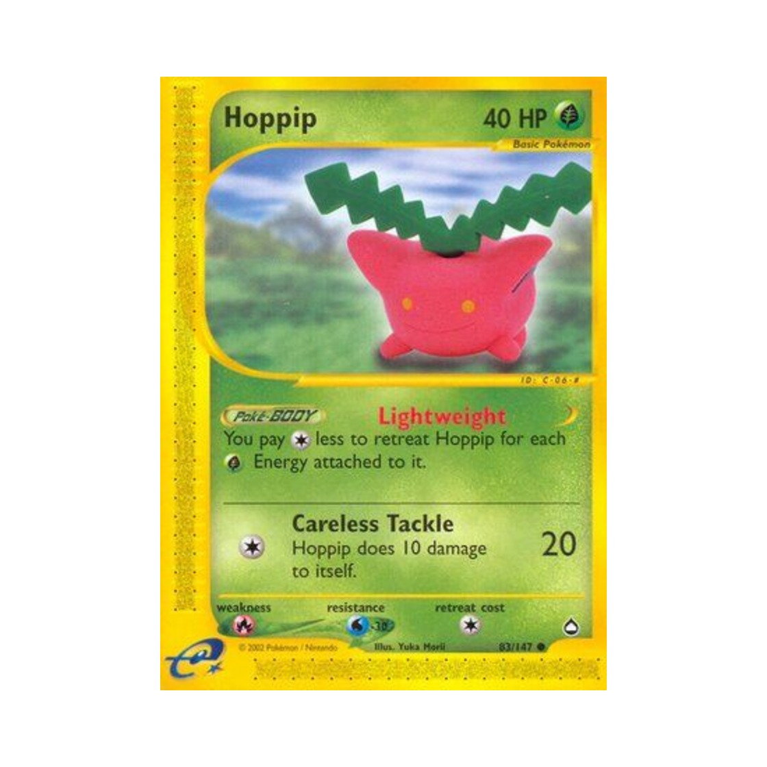 포켓몬 TCG 통통코 C 아쿠아폴리스 (영문판)(Pokemon TCG Hoppip C Aquapolis (English Ver.)) - 1