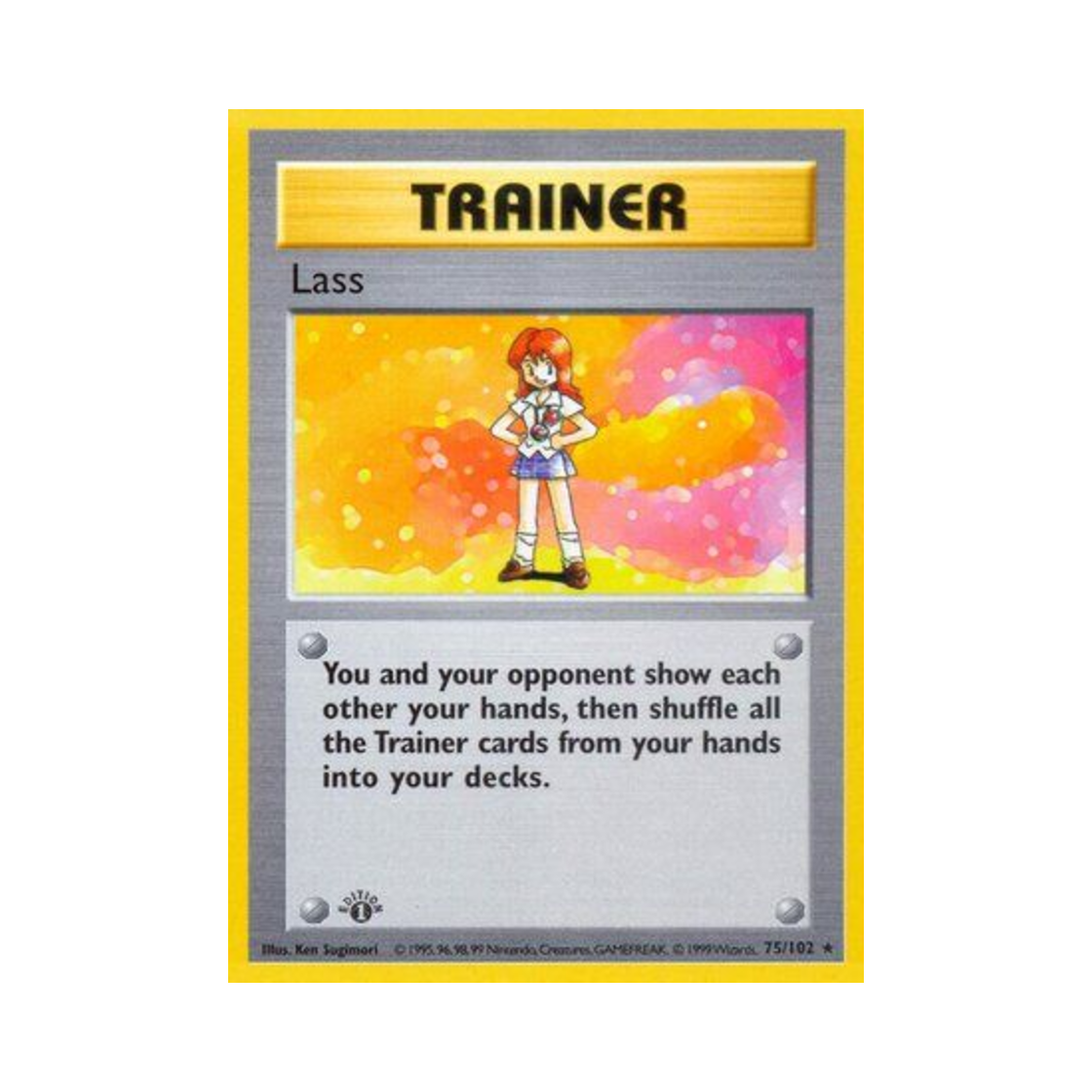포켓몬 TCG 짧은 치마 R 베이스 세트 (영문판)(Pokemon TCG Lass R Base Set (English Ver.)) - 1
