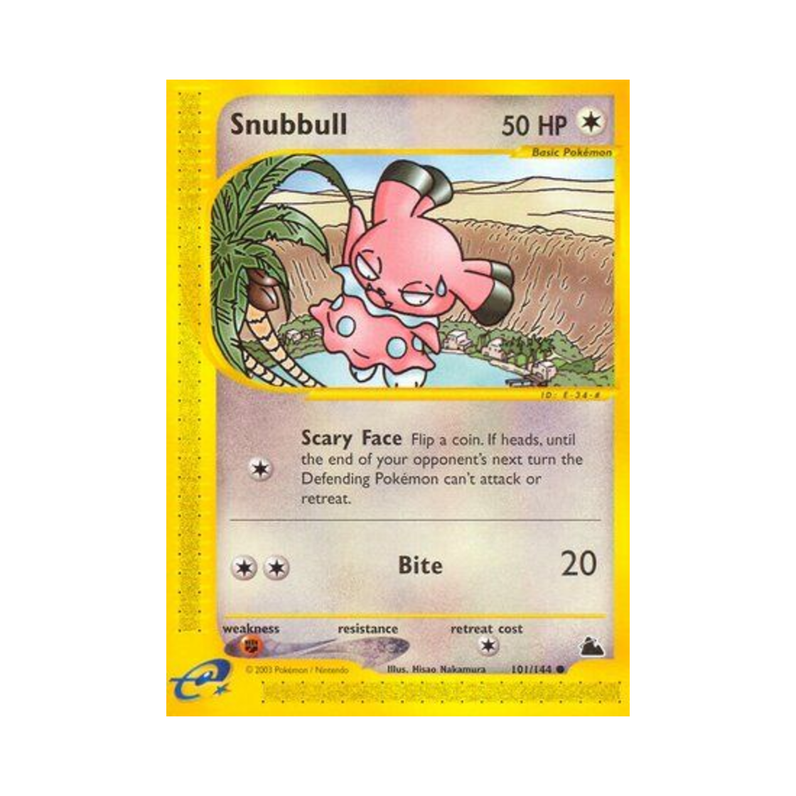 포켓몬 TCG 블루 C 스카이리지 (영문판)(Pokemon TCG Snubbull C Skyridge (English Ver.)) - 1