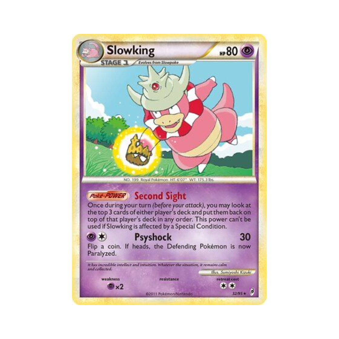 포켓몬 TCG 야도킹 R 콜 오브 레전즈 (영문판)(Pokemon TCG Slowking R Call of Legends (English Ver.))
