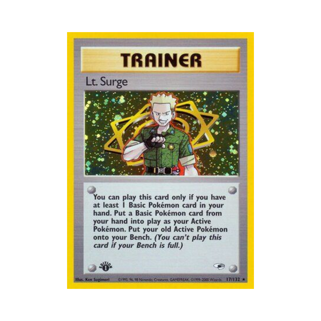 포켓몬 TCG 마티스 RH 짐 히어로즈 (영문판)(Pokemon TCG Lt. Surge RH Gym Heroes (English Ver.)) - 1