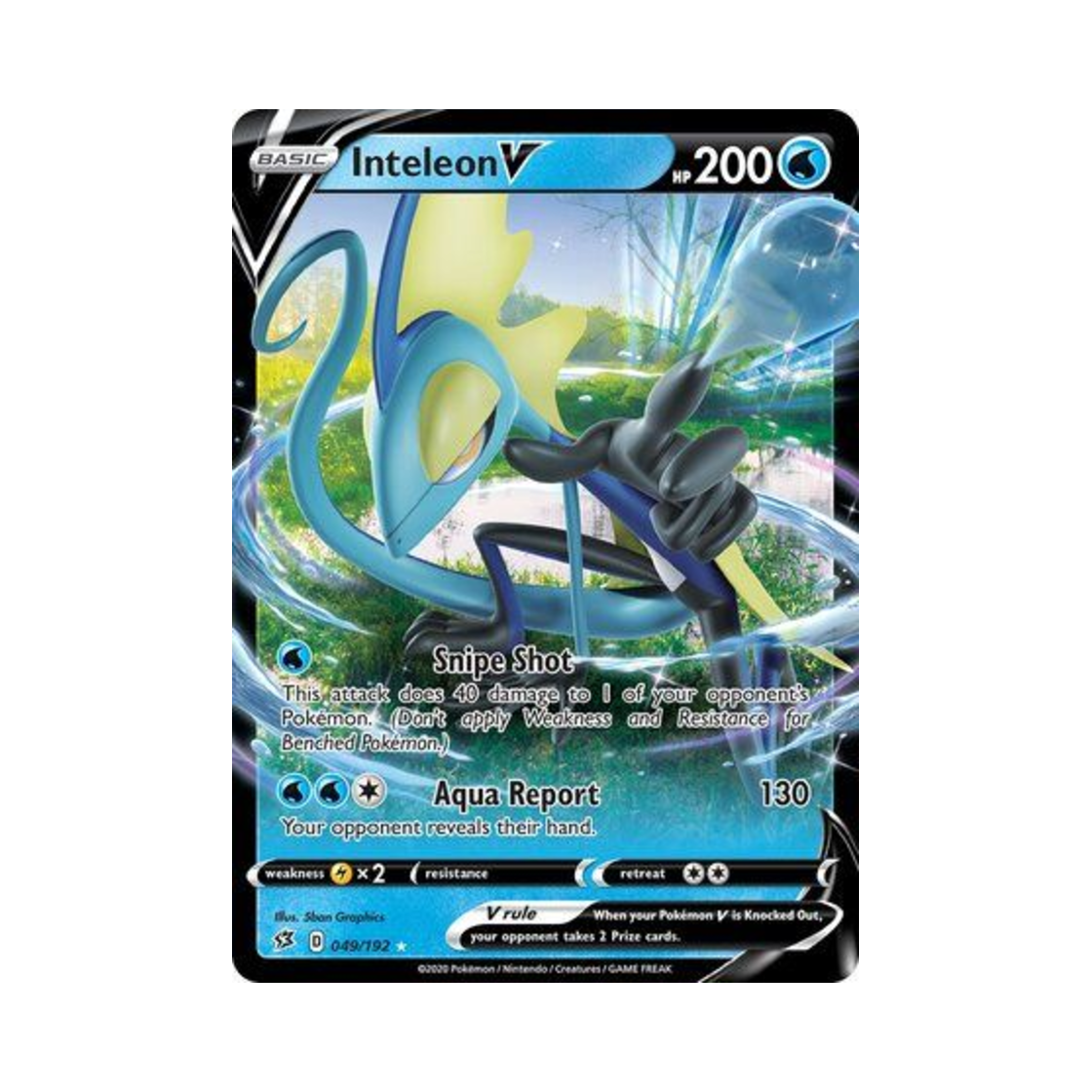 포켓몬 TCG 인텔리레온 V HRV 레벌 크래시 (영문판)(Pokemon TCG Inteleon V HRV Rebel Clash (English Ver.))