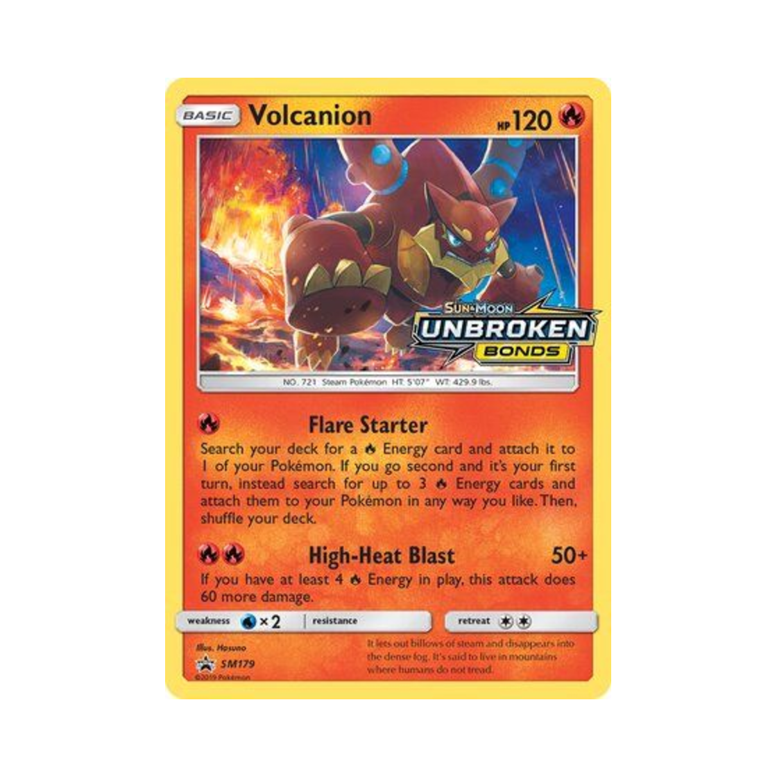 포켓몬 TCG 볼케니온 P 썬 & 문 프로모카드 (영문판)(Pokemon TCG Volcanion P Sun & Moon Promos (English Ver.)) - 1