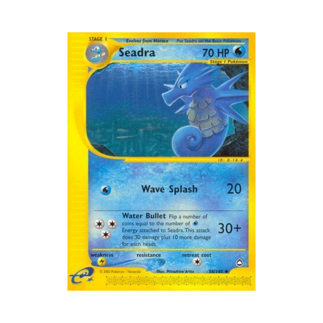 포켓몬 TCG 시드라 U 아쿠아폴리스 (영문판)(Pokemon TCG Seadra U Aquapolis (English Ver.)) - 1