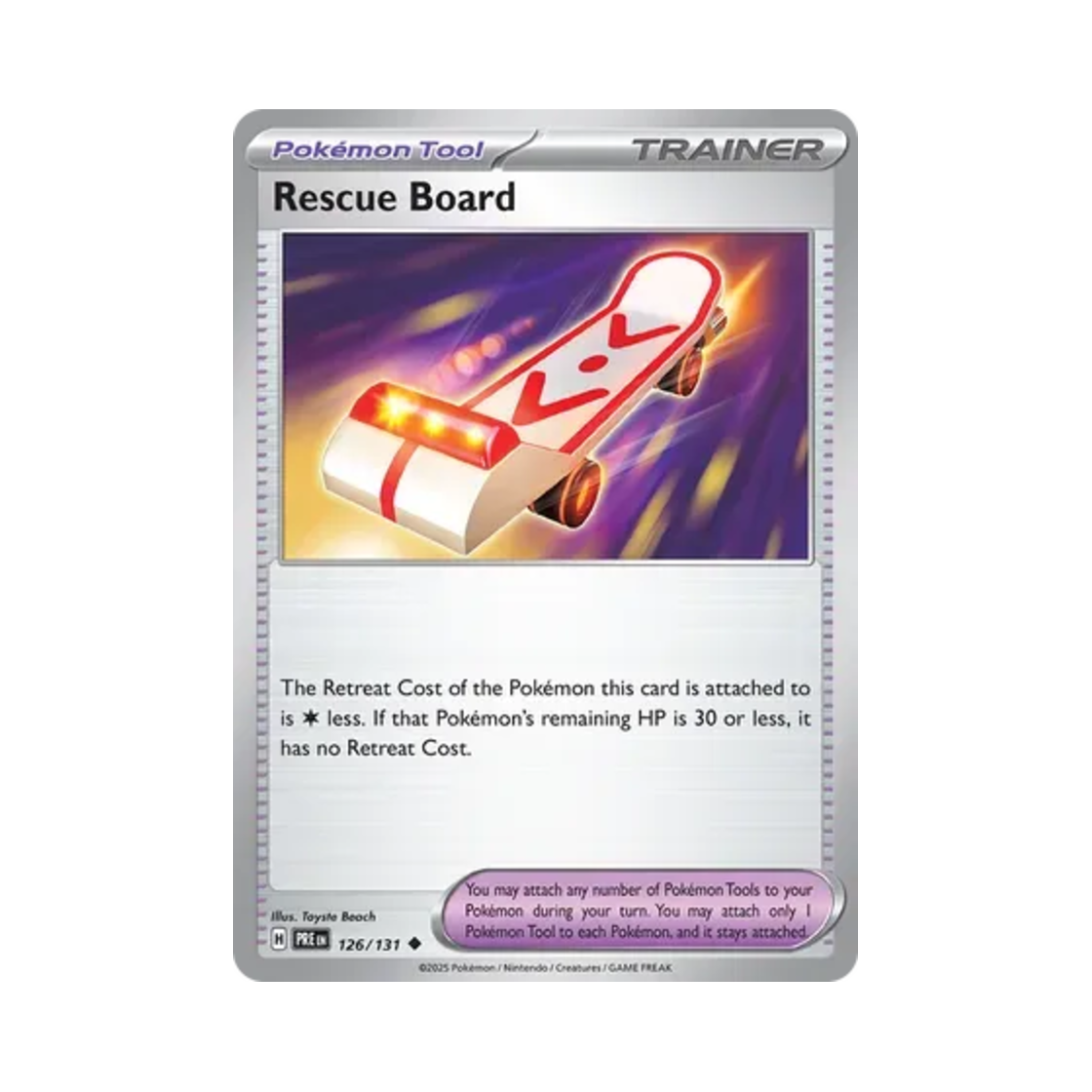 PRE126/131 Pokemon TCG Rescue Board U Prismatic Evolutions (English Ver.)