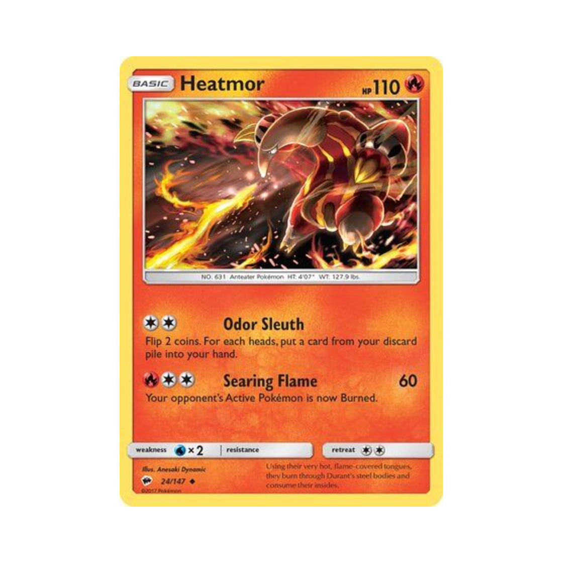 포켓몬 TCG 앤티골 U 버닝 쉐도우 (영문판)(Pokemon TCG Heatmor U Burning Shadows (English Ver.)) - 1