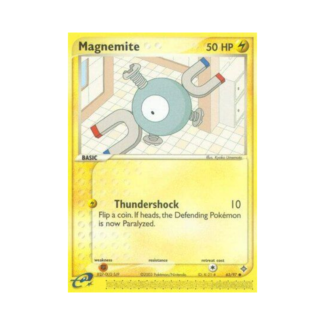 포켓몬 TCG 코일 C EX 드래곤 (영문판)(Pokemon TCG Magnemite C EX Dragon (English Ver.))