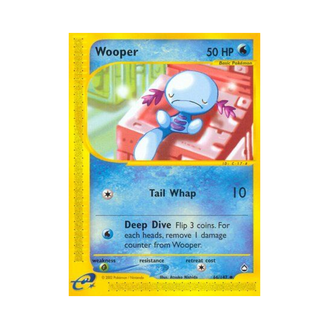 포켓몬 TCG 우파 U 아쿠아폴리스 (영문판)(Pokemon TCG Wooper U Aquapolis (English Ver.))