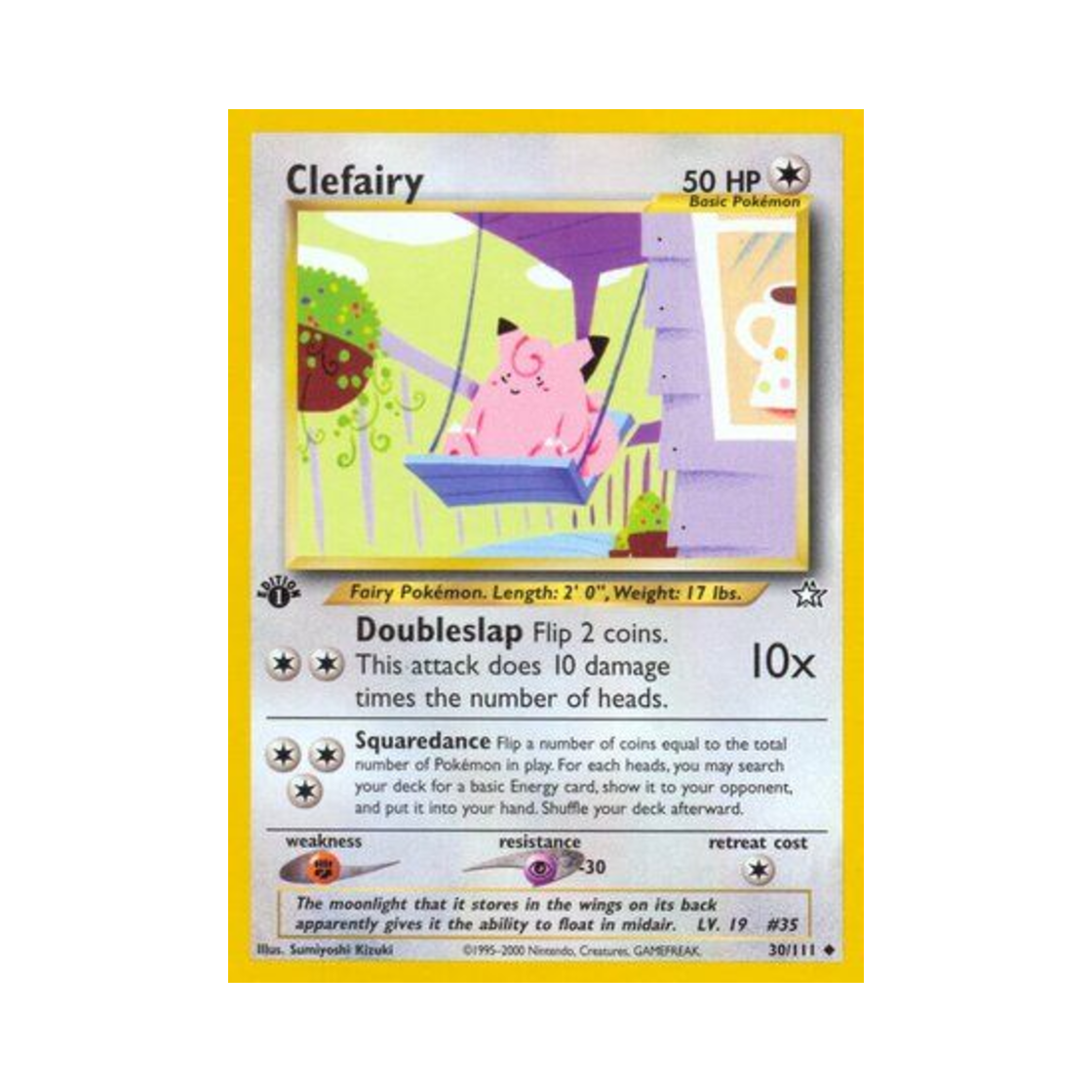 포켓몬 TCG 삐삐 U 네오 제네시스 (영문판)(Pokemon TCG Clefairy U Neo Genesis (English Ver.)) - 1