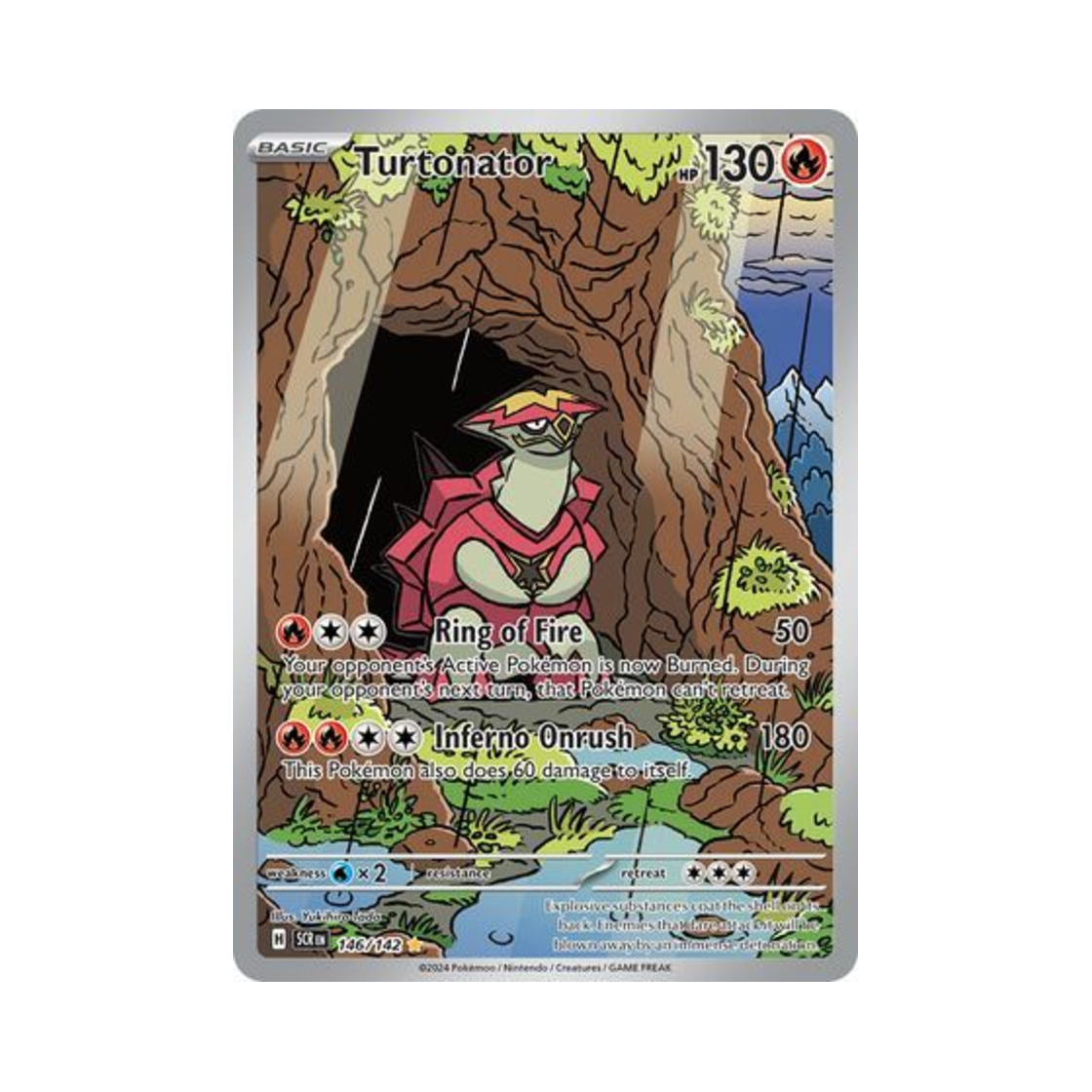 포켓몬 TCG 폭거북스 IR 스텔라 크라운 (영문판)(Pokemon TCG Turtonator IR Stellar Crown (English Ver.)) - 1